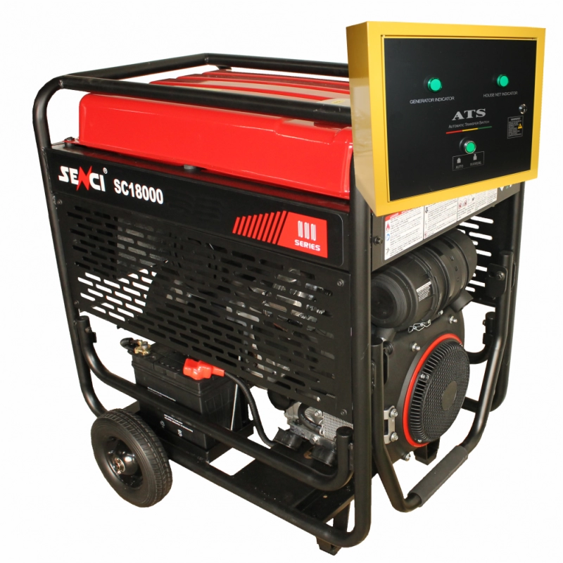 LS Generator de curent SENCI SC18000 EVO-ATS putere maxima 17 kW 230V pornire electrica ATS inclus