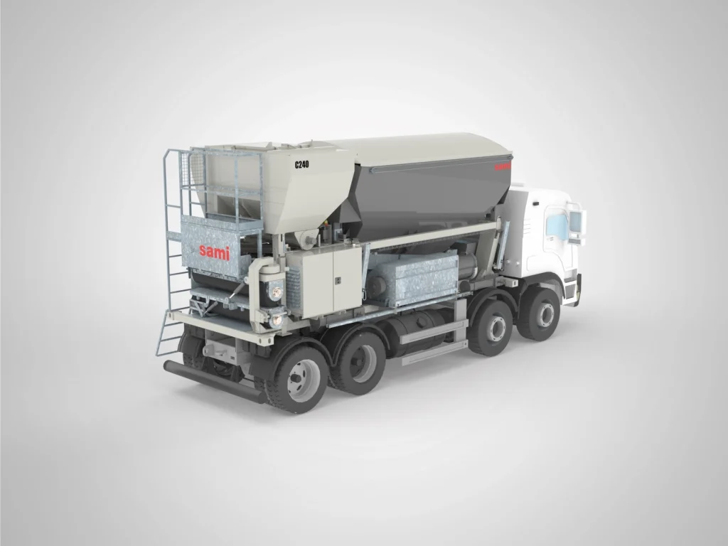 Statie mobila de beton SAMI C240