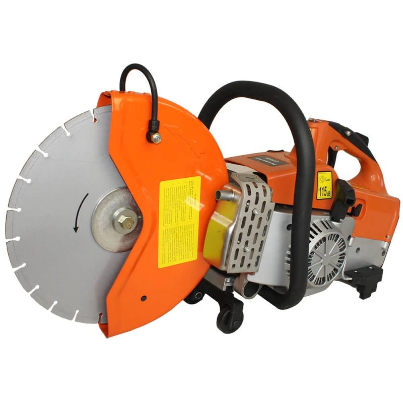 Masina debitat BISONTE MD350 motor 4 cp, cutie transport, disc Ø350mm inclus