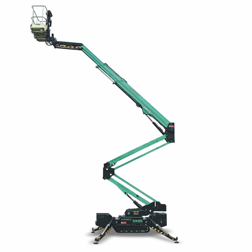 Nacela cu senile tip spider IMER ACCESS IM R20 DA Hybrid H 20m/max 230kg generator 11cp / 4Kw AC