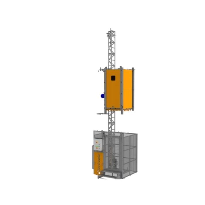Ascensor pentru santier ELECTROELSA ELSA H05 inaltime maxima 160 m sarcina maxima 500 kg 400V