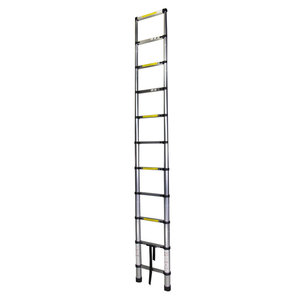 Scara telescopica aluminiu Bisonte STR1032 11 trepte inaltime maxima 3.20 m