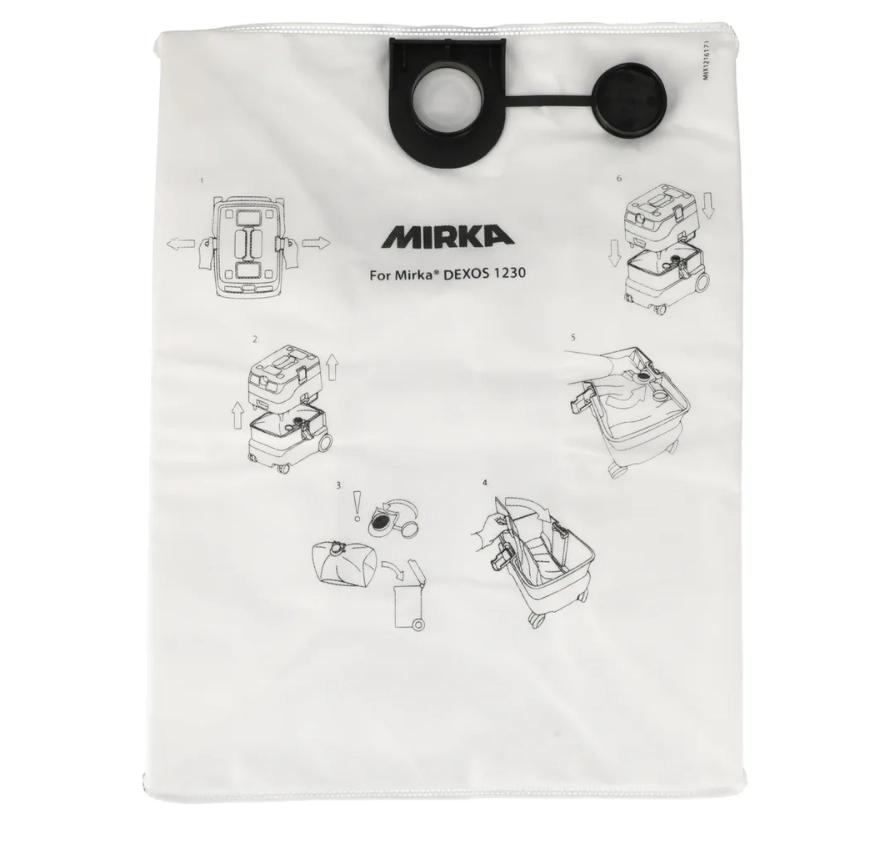 Sac textil pentru aspirator Mirka DEXOS 1230 5buc/pachet