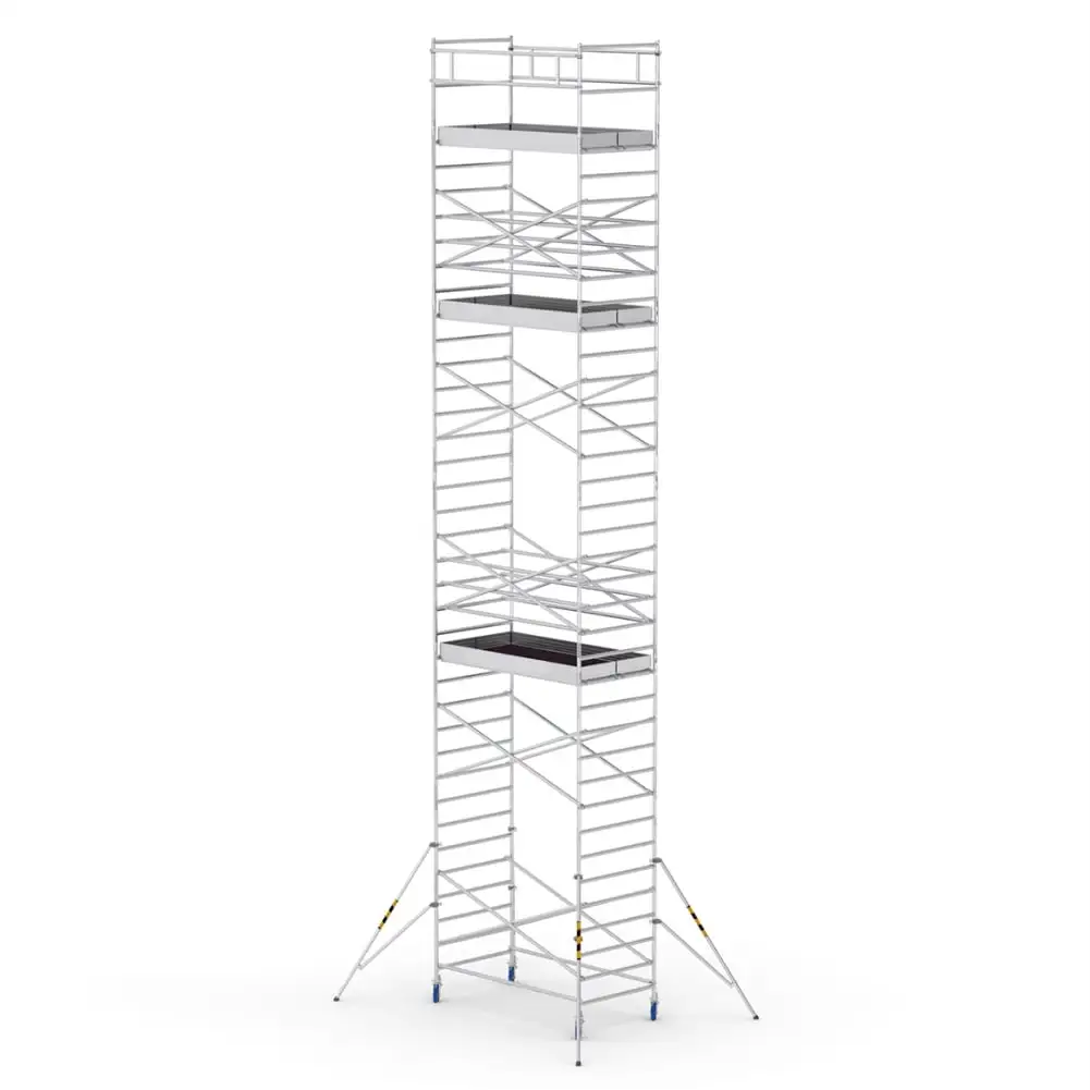 Bisonte ProTUBE L12 Schela mobila profesionala din aluminiu H lucru 12,5m