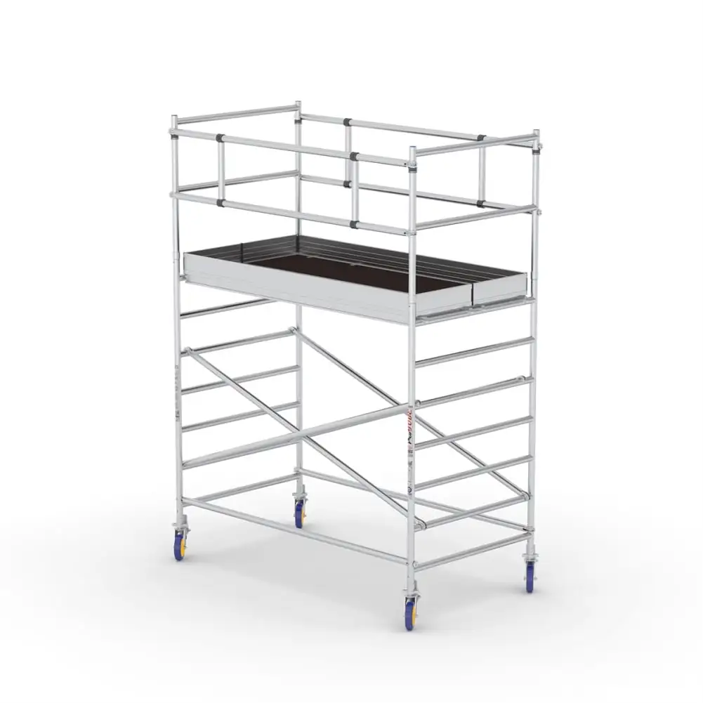 Bisonte ProTUBE L4 Schela mobila profesionala din aluminiu H lucru 4,1m