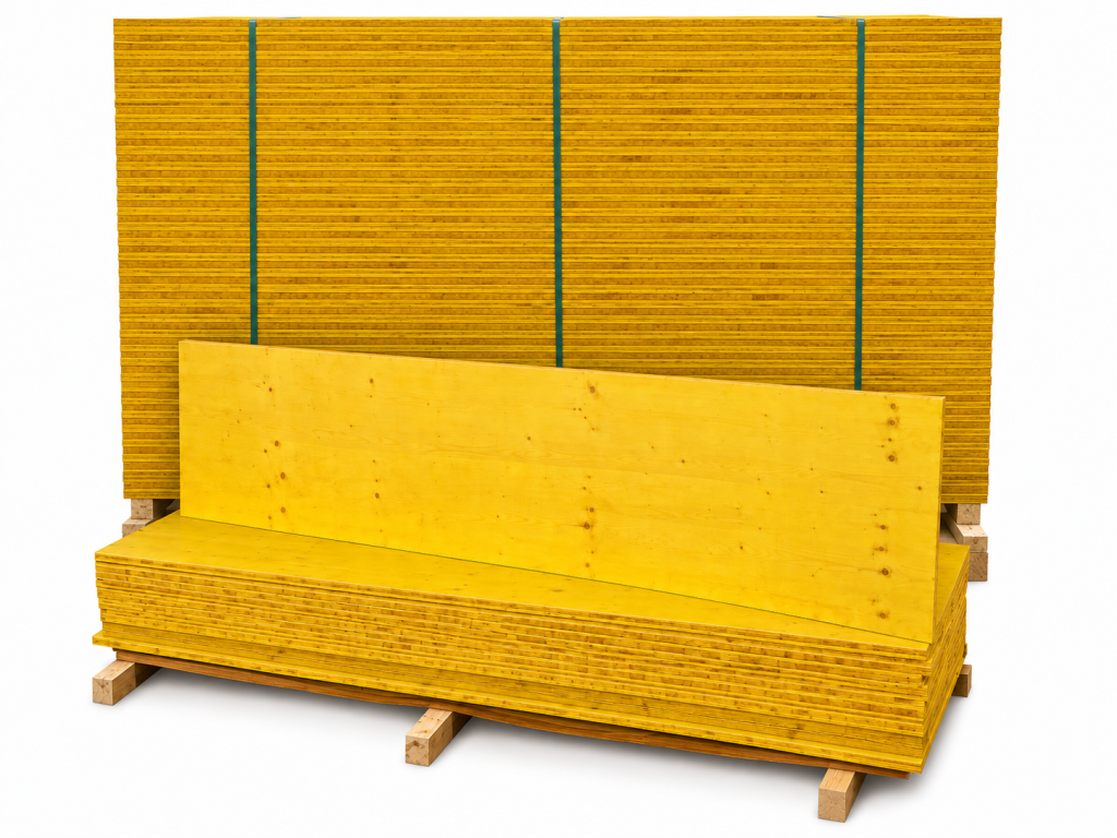 Panou galben de cofraj 2500x500x27 MM