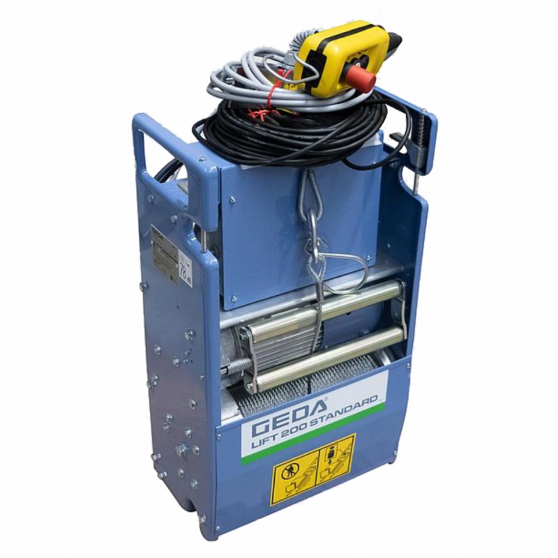 Grup motor pentru elevator GEDA 200 STANDARD, include tronson baza 2 m