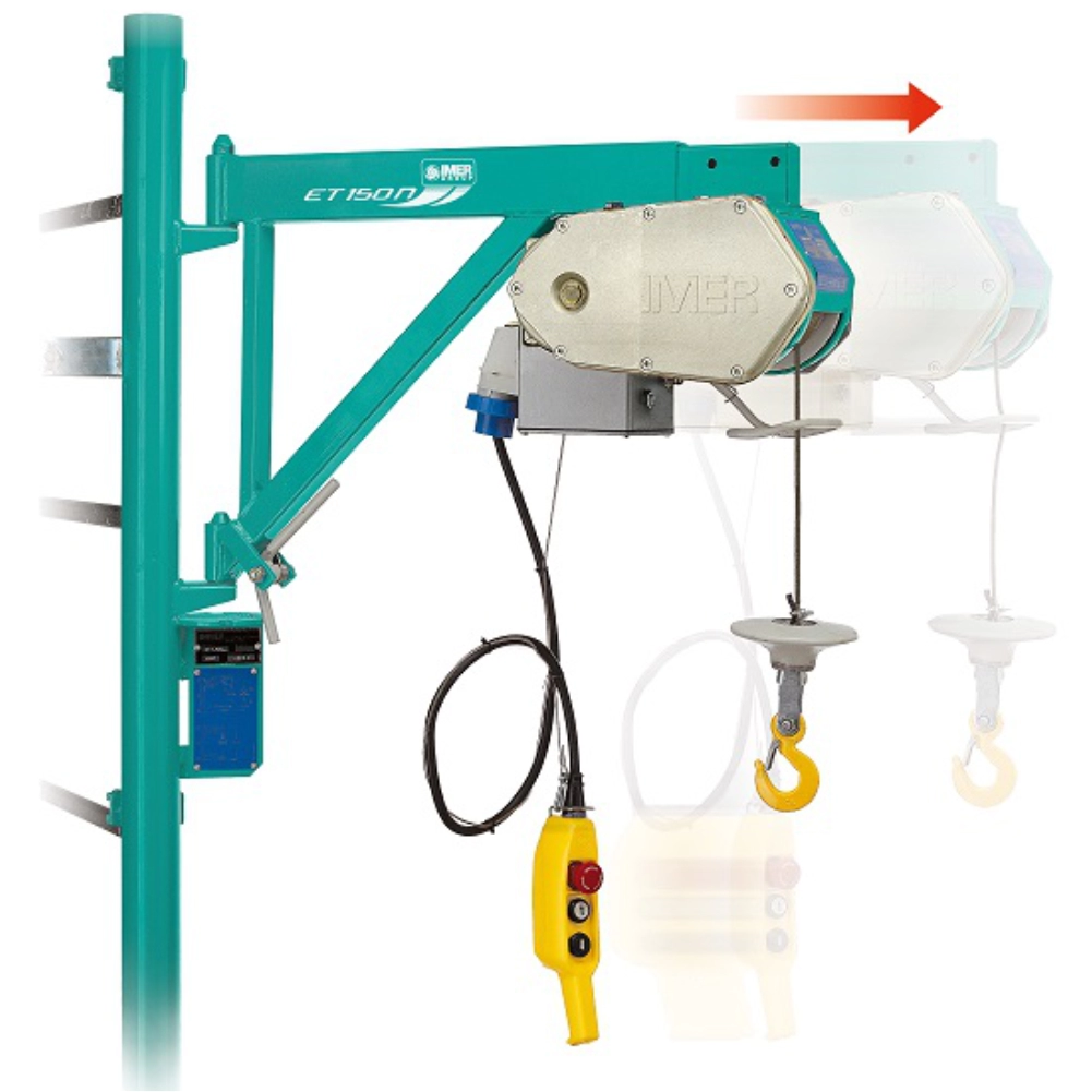 LS Electropalan IMER ET 150 N sarcina maxima 150 kg inaltime maxima 40 m motor 230V 0.8 kW