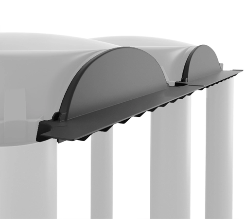 Sistem de cofrare din plastic MENSOLA ATLANTIS h.15 cm 71 x 71 cm