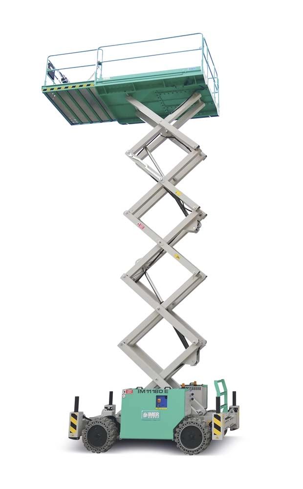 Nacela foarfeca IMER ACCESS IM11180E Hlucru 12.8m/600kg motor Electric 7.2kW-cu stabilizatori